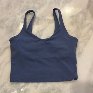Lululemon crop top/sports bra size 4 periwinkle
